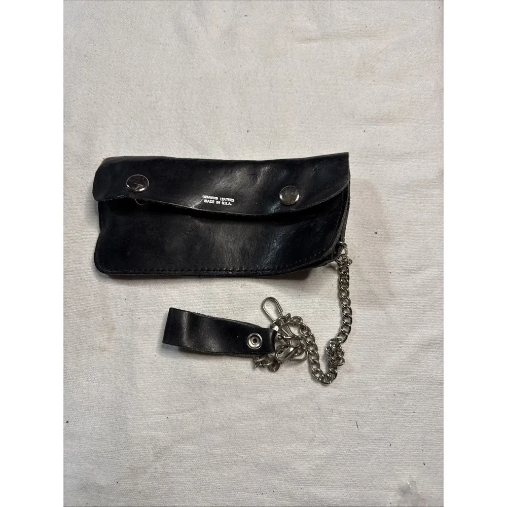Old‎ School Leather Chain Wallet